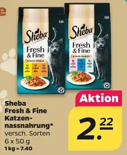 Netto Sheba Fresh & Fine Katzen-nassnahrung Angebot