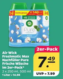 Netto Air Wick Freshmatic Max Nachfüller Pure Frische Wäsche Angebot
