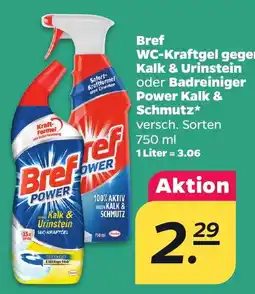 Netto Bref WC-Kraftgel gegen Kalk & Urinstein Angebot