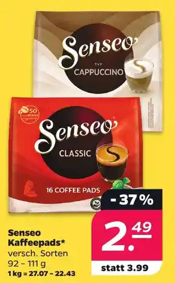 Netto Senseo Kaffee pads* Angebot