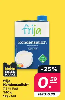 Netto frija Kondensmilch Angebot