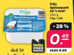 Netto frija Speisequark Angebot