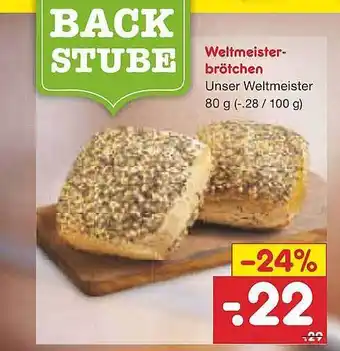 Netto Marken-Discount Weltmeister Brötchen Angebot