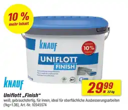 toom Baumarkt Knauf uniflott „finish“ Angebot