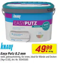 toom Baumarkt Knauf easy putz Angebot