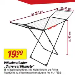 toom Baumarkt Vileda wäscheständer „universal ultimate“ Angebot