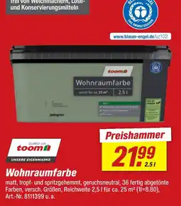 toom Baumarkt Toom wohnraumfarbe Angebot