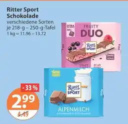 V Markt Ritter sport schokolade Angebot