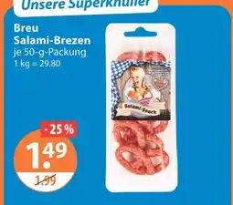 V Markt Breu salami-brezen Angebot