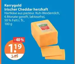 V Markt Kerrygold irischer cheddar herzhaft Angebot
