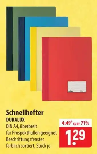 Famila Nord Ost Schnellhefter DURALUX Angebot