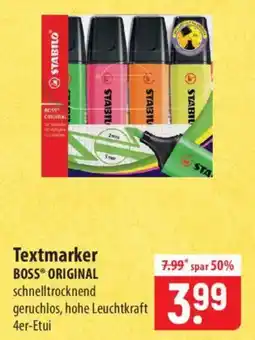 Famila Nord Ost Textmarker BOSS® ORIGINAL Angebot