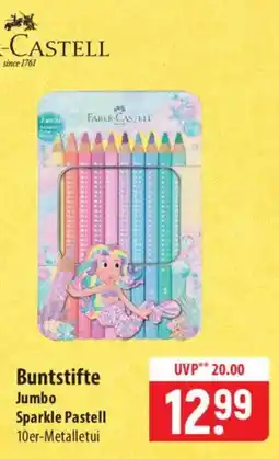 Famila Nord Ost Faber-Castell Buntstifte Jumbo Sparkle Pastell Angebot