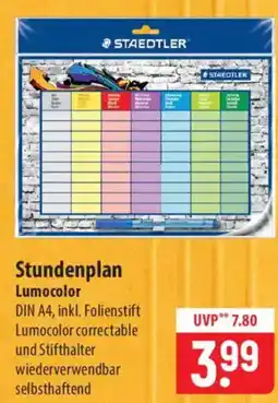 Famila Nord Ost Stundenplan Lumocolor Angebot