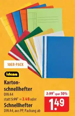 Famila Nord Ost ideen Kartonschnellhefter Angebot