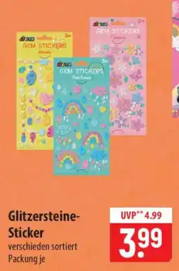 Famila Nord Ost Glitzersteine-Sticker Angebot