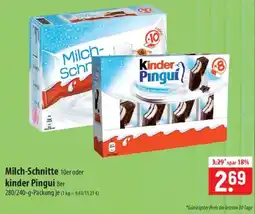 Famila Nord Ost Milch-Schnitte kinder Pingu Angebot