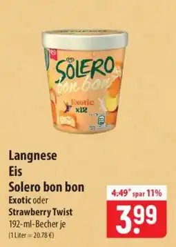Famila Nord Ost Langnese Eis Solero bon bon Angebot