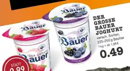Edeka Zurheide DER GROSSE Bauer JOGHURT Angebot