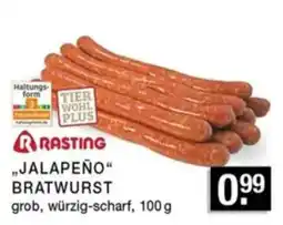 Edeka Zurheide Rasting „JALAPEÑO“ BRATWURST Angebot