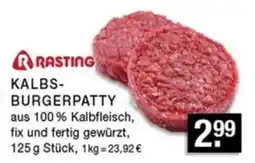 Edeka Zurheide RASTING KALBS-BURGERPATTY Angebot