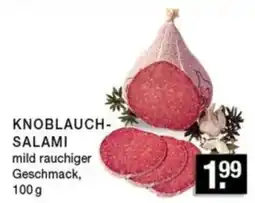 Edeka Zurheide KNOBLAUCH-SALAMI Angebot