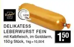 Edeka Zurheide Zubergold Delikatess Leberwurst Fein Angebot