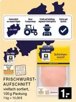 Edeka Zurheide Echte NRW Schinkenwurst Angebot