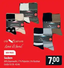 Famila Nord Ost Ole Larson Lena & Sund Socken Angebot