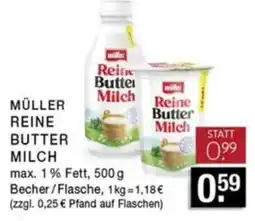 Edeka Zurheide MÜLLER REINE BUTTER MILCH Angebot