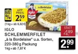 Edeka Zurheide IGLO SCHLEMMERFILET à la Bordelaise Angebot