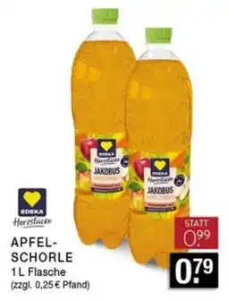 Edeka Zurheide EDEKA Herzstücke APFEL-SCHORLE Angebot