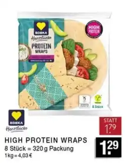 Edeka Zurheide EDEKA Herzstücke HIGH PROTEIN WRAPS Angebot