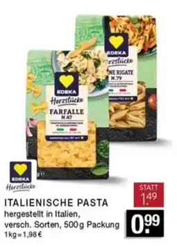 Edeka Zurheide EDEKA Herzstücke ITALIENISCHE PASTA Angebot
