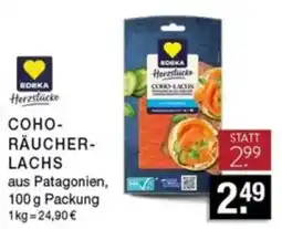 Edeka Zurheide EDEKA Herzstücke COHO-RÄUCHER-LACHS Angebot