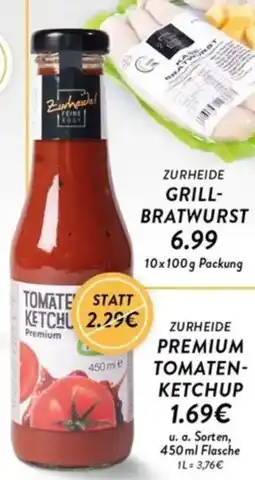 Edeka Zurheide ZURHEIDE PREMIUM TOMATEN-KETCHUP Angebot