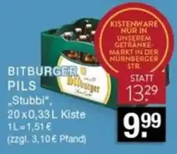 Edeka Zurheide BITBURGER PILS "Stubbi" Angebot