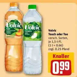 REWE Volvic Touch oder Tee Angebot