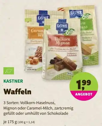 Biomarkt Kastner Waffeln 175g Angebot