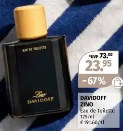 Müller DAVIDOFF ZINO Eau de Toilette Angebot