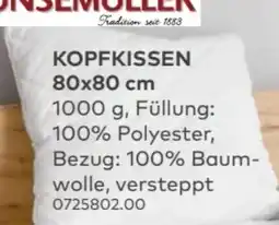 porta Künsemüller Kopfkissen Easy Dream Angebot