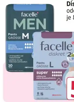 Rossmann Facelle Diskret Hygiene-Pants Super Angebot