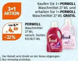 Müller PERWOLL Waschmittel Angebot