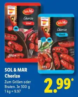Lidl SOL & MAR Chorizo Angebot