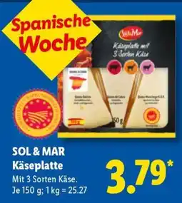 Lidl SOL & MAR Käseplatte Angebot