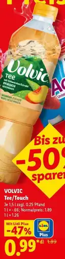 Lidl Volvic Tee/Touch Angebot