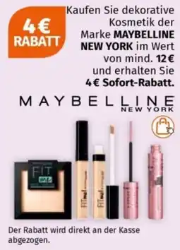 Müller dekorative Kosmetik der Marke MAYBELLINE NEW YORK Angebot