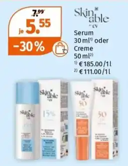 Müller Skin able Serum oder Creme Angebot