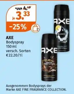 Müller AXE Bodyspray Angebot
