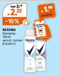 Müller REXONA Deospray Angebot